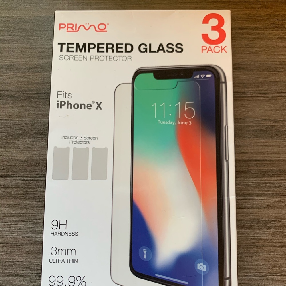 🌸Tempered Glass Screen Protector IPhone X